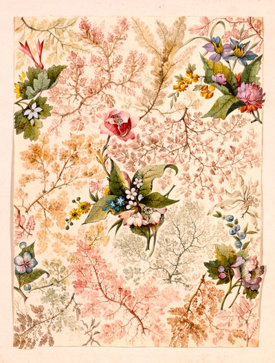 Marble End Paper by William Kilburn